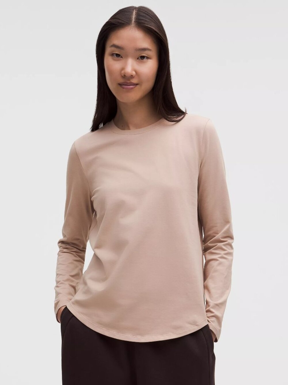 Lululemon Long Sleeve Love Shirt, Nutmeg Size 8